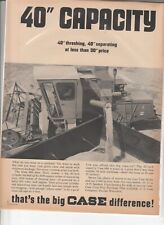 Original 1967 Case Tractor Combine Magazine Ad '40