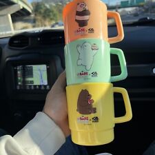 ~~We Bare Bears X Kura Sushi 3 Cup Set Special New picture