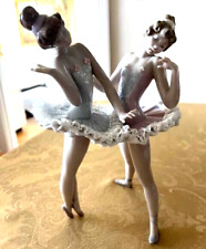 RETIRED LLADRO PORCELAIN FIGURINE BALLERINAS ON THEIR TOES  MADE IN SPAIN, RARE picture