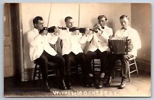 Vintage Postcard WI Winnebago Orchestra RPPC Real Photo ~12559 picture