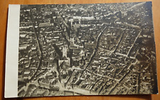 Ghent Belgium WW1 aerial reconnaisance real photo postcard picture