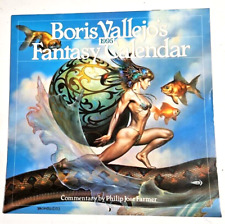 1995 BORIS VALLEJO Fantasy Calendar, PHILIP JOSE FARMER MUSTC picture