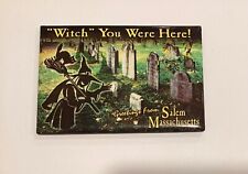 Greetings From Salem Massachusetts Witch You Were Here Fridge Magnet LV4 picture
