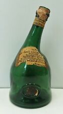 Vintage Green Bottle Paris France Armagnac Saint Vivant Paper Label picture