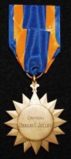 World War II WWII Era Privately Hand Engraved AAF or USMC Air Medal to Captain picture