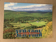 Vintage Catskill Mountains New York Postcard Unposted Scenic Aerial View Vtg picture