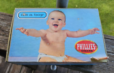 Vintage PHILLIES Perfecto Cigar Box ~ It's a BOY  picture
