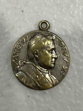 Antique 1910 Pope Pius X Medal Pendant picture