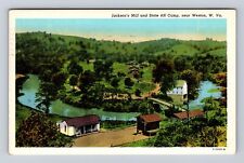 Weston WV-West Virginia, Jackson's Mill State 4-H Camp, Vintage c1943 Postcard picture