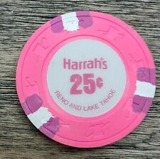 Harrah's Reno/ Tahoe Pink 25 Cent Chip picture