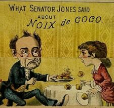 1880's What Senator Jones Said Noix de Coco Cocoanut Warner Merritt Philadelphia picture