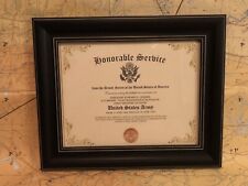 HONORABLE SERVICE - ARMY Commemorative Certificate (Type 1) w/Custom Printing picture