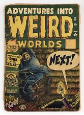 Adventures Into Weird Worlds #10 PR 0.5 1952 picture