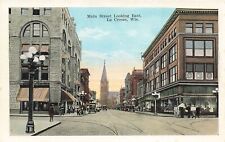 La Crosse Main Street View  Wisconsin 1922 Postcard LP88 picture