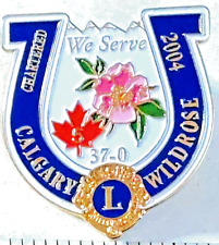 Lions International 2004 37-0 CALGARY WILDROSE CHARTED Lapel Pin (050423) picture