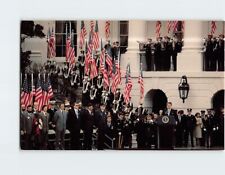 Postcard Pres. Reagan Welcomed American Hostages from Iran January 27, 1981 picture