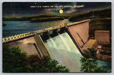 Postcard - Norris Dam and Lake by Night, Tennessee, USA picture