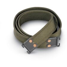 British/Belgian FN Military Rifle Sling - Green Web - New Old Stock picture