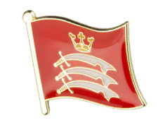 MIDDLESEX : Flag Enamel Lapel Pin Badge - (UK Seller & Free UK Postage) picture