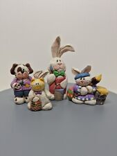 VTG Eddie Walker Midwest Of Cannon Falls Lot Of 4 Figurines, Dog, Rabbits D3 picture