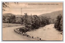 Winsted CT Connecticut Colebrook River Collotype Co. Linen Postcard Posted 1947 picture
