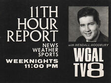 1970 WGAL-tv Lancaster Pa Wendall Woodbury 1942-2010 news anchor tv print ad TV7 picture