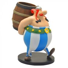Obelix holding barrel resin figurine statue. Official Asterix product New picture