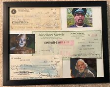 Actor Signed Cancelled Checks Framed  Bruce Dern Jack Haley Bubba Smith picture