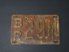 1948 ORIGINAL NEW JERSEY LINCENSE # BR29M picture