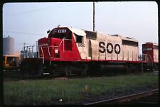 Original Rail Slide - SOO Soo Line 6610 Sault Ste Marie MI 6-14-1983 picture