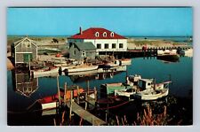 Menemsha MA-Massachusetts, Tiny Fishing Village, Antique, Vintage Postcard picture