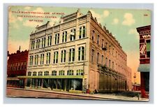 Vintage 1910 Postcard Hills Business College Waco Educational Center of Texas picture