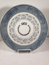 Vintage Royal China Currier and Ives 1975 Calendar Plate picture