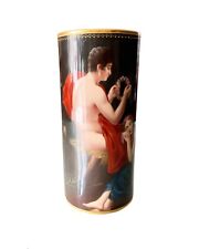 Royal Vienna Hand-Painted Cylinder Vase, Beehive Mark picture