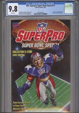 NFL Superpro Super Bowl Special #1 CGC 9.8 1991 Marvel Comics Origin & 1st App picture