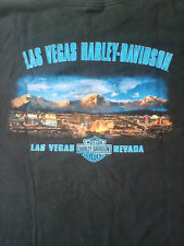EUC Harley-Davidson Vintage Las Vegas Strip Nevada Men's L Black T-Shirt picture