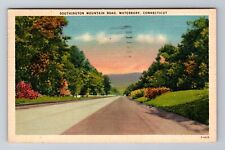Waterbury CT-Connecticut, Southington Mountain Road, Vintage c1946 Postcard picture