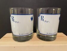 Two (2) Vintage Tastesetter RX Double Old Fashioned Rocks Glasses picture