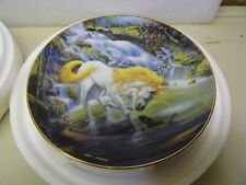 The Magic Touch Unicorn Collector Plate Ken Barr Fantasyland picture