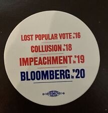 Mike Bloomberg 2020: Donald Trump Vote, Collusion, Impeachment, 3”x3” Sticker picture