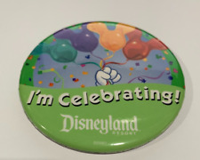 Disneyland I'M CELEBRATING original button picture