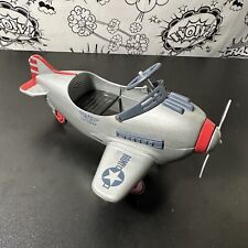 Hallmark Kiddie Car Classics 1941 Steel craft Spitfire Airplane By Murray Army picture