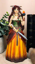 Celtic Irish Goddess Brigid Threefold Deity of Heling Poetry Smithcraft Figurine picture