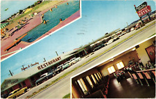 Town & Country Motor Hotel Motel Tulsa Oklahoma Postcard 1960s picture