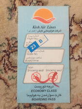Rare Airlines Boarding pass kish air picture