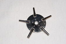 NICKELLED  5-PRONG WATCH KEY SIZES 2,4,6,8,10  NEW WATCH PARTS picture