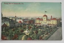 Beauty Spot Of Jacksonville Fla Postcard Florida Aerial View Unposted picture