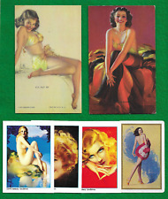 ROLF ARMSTRONG 6 Card Pinup Lot  3 Mint Trading Cards and 2 NMint Mutoscopes +1 picture