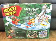 RARE Vintage Mr. Christmas Mickey’s Ski Slope Ski Lift Ski Slope - TESTED WORKS picture