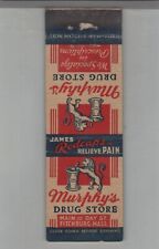 Matchbook Cover - Drug Store Murphy's Drug Store Fitchburg, MA picture